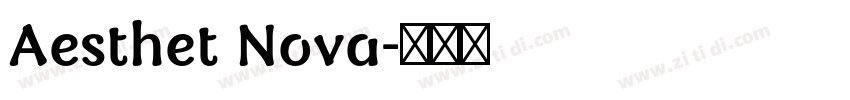 Aesthet Nova字体转换